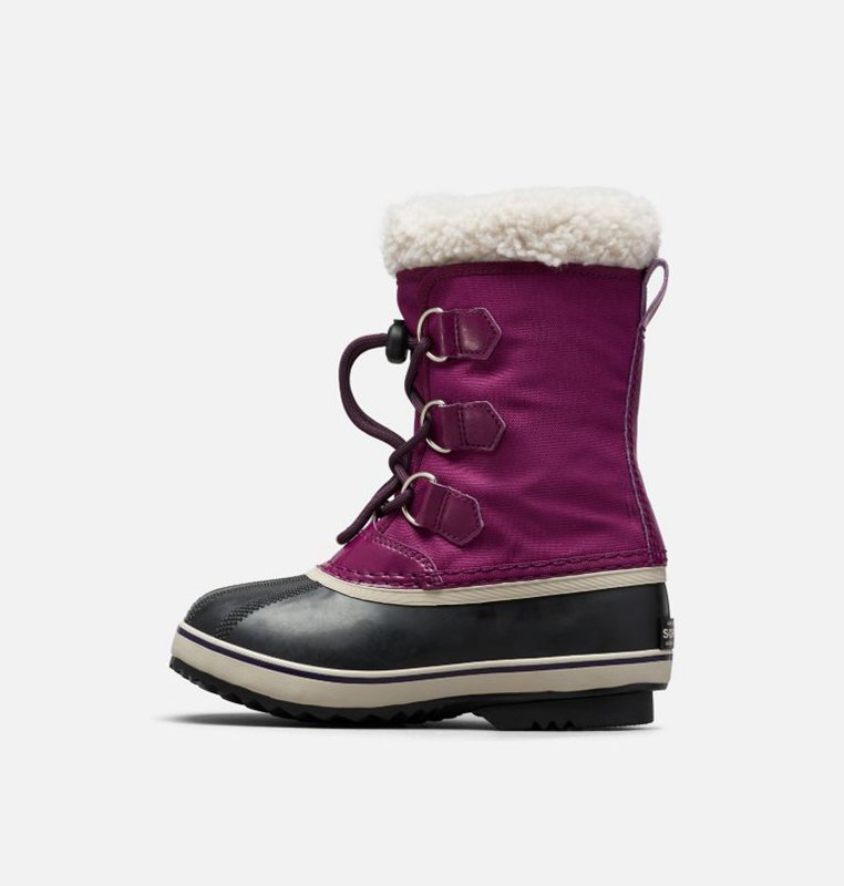 Sorel Barn Vinterkängor Lila/Svarta - Youth Yoot Pac™ Nylon - EGW-372584